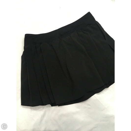 Athletic Skort By Lululemon In Black, Size: 8