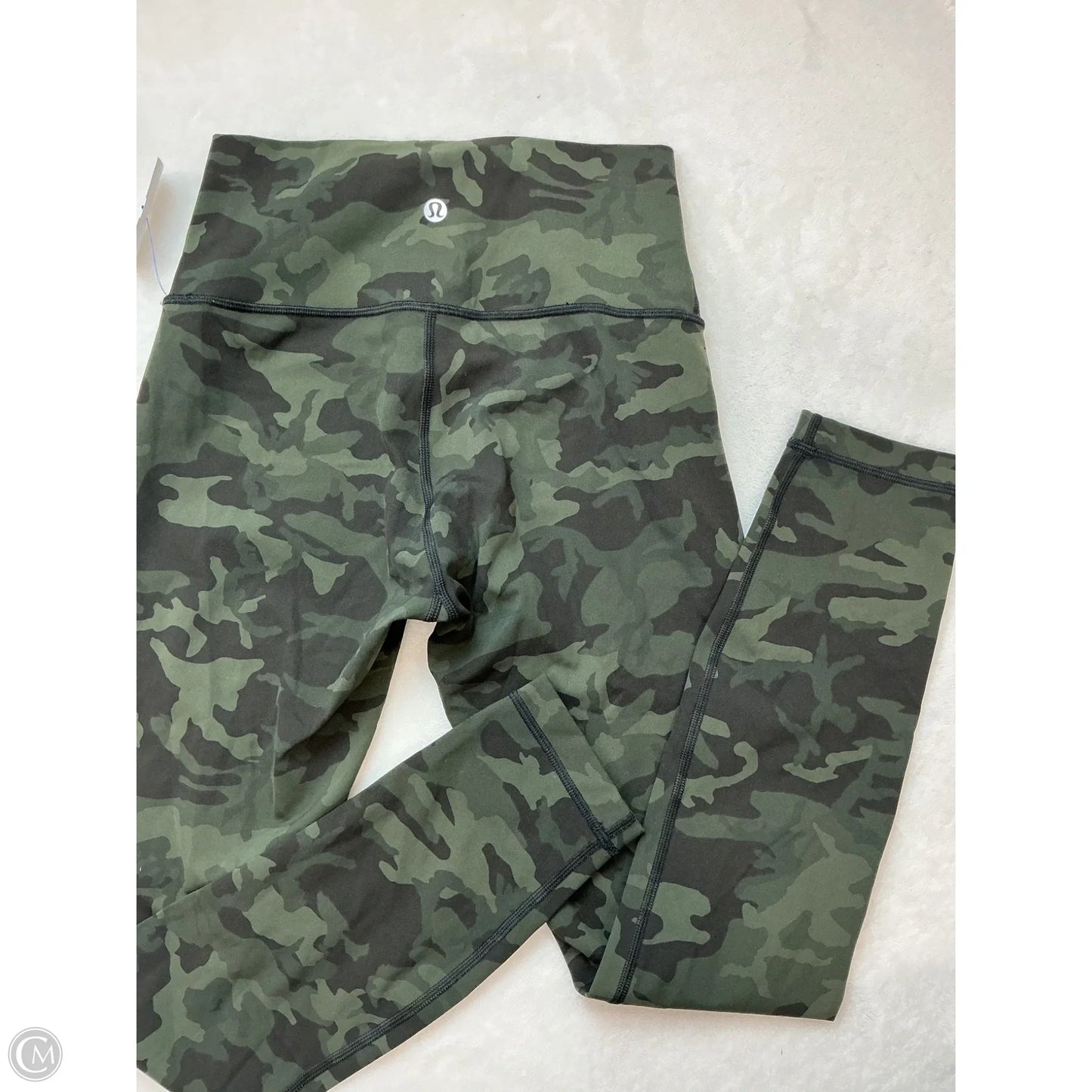 Athletic Leggings By Lululemon In Camouflage Print, Size: 4