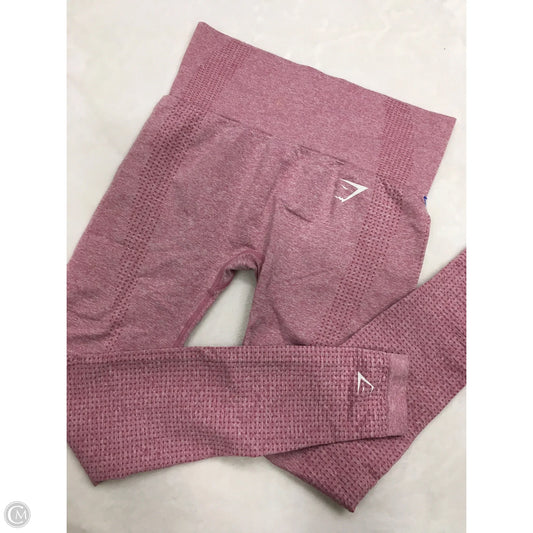 Athletic Leggings By Gym Shark In Pink, Size: S