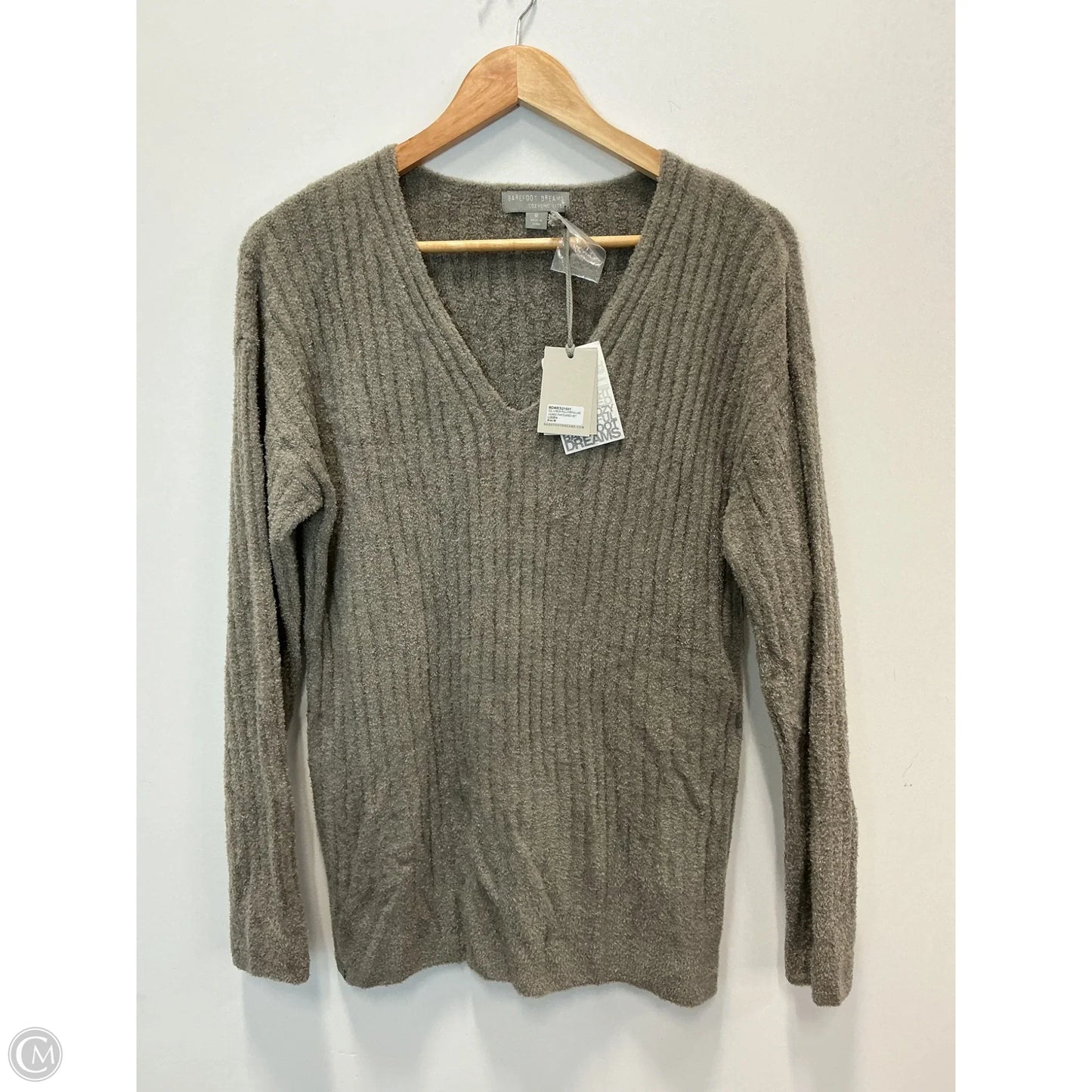 Sweater By Barefoot Dreams In Grey, Size: M