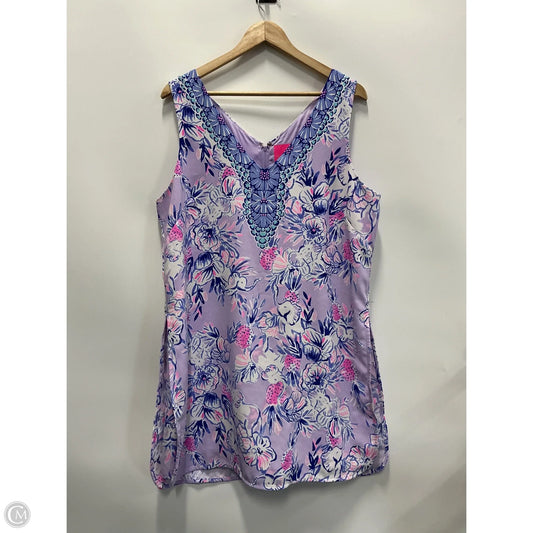 Dress Designer By Lilly Pulitzer In Purple, Size: 16