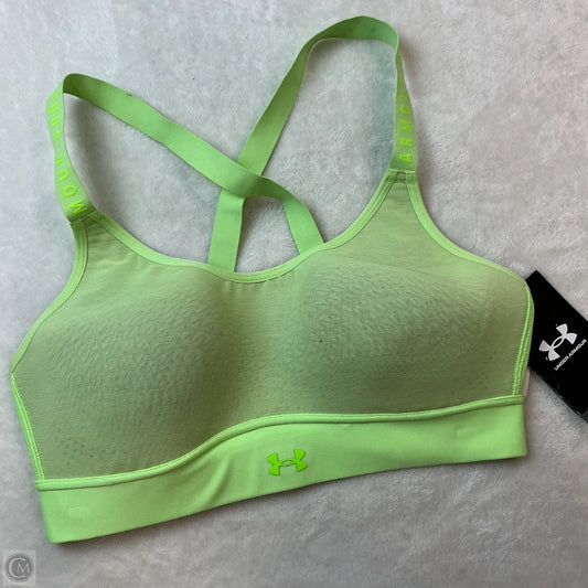 Athletic Bra By Under Armour In Green, Size: M