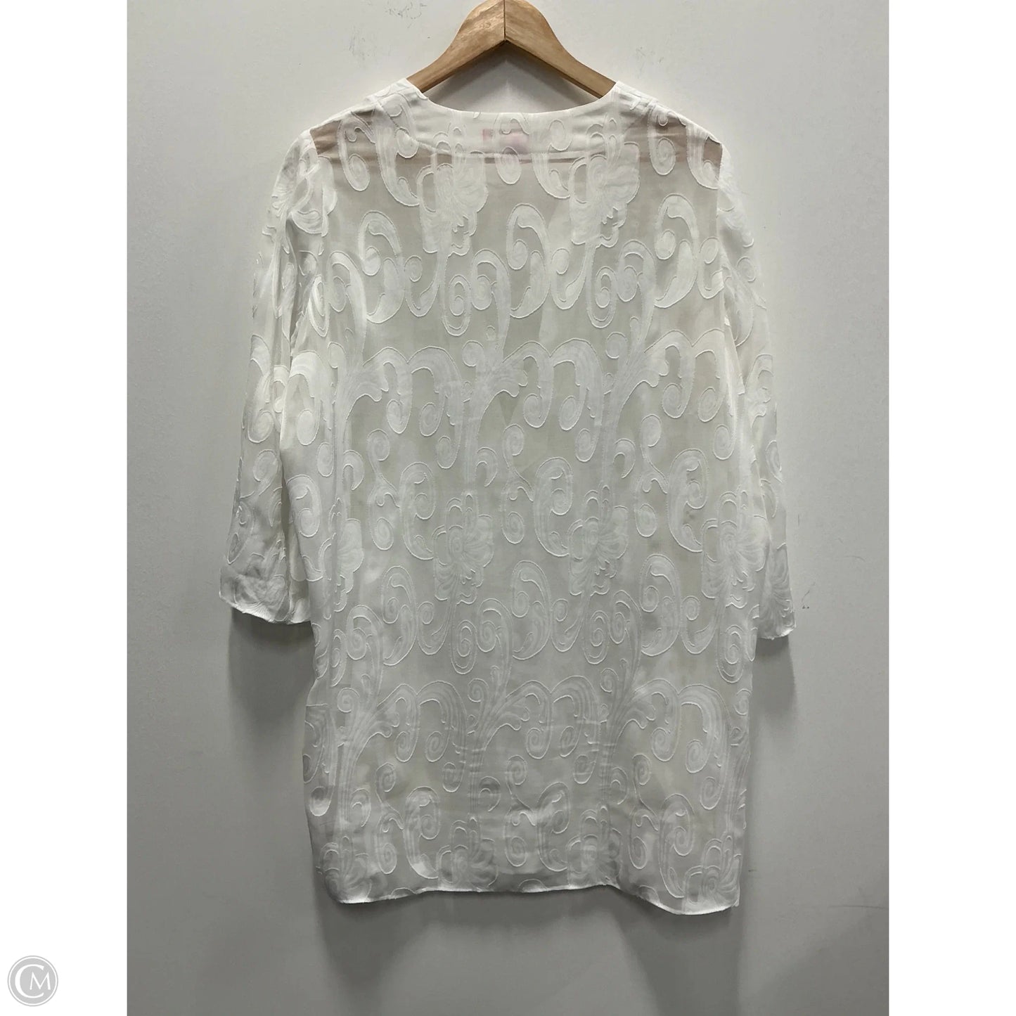 Swimwear Cover-up Designer By Lilly Pulitzer In White, Size: S