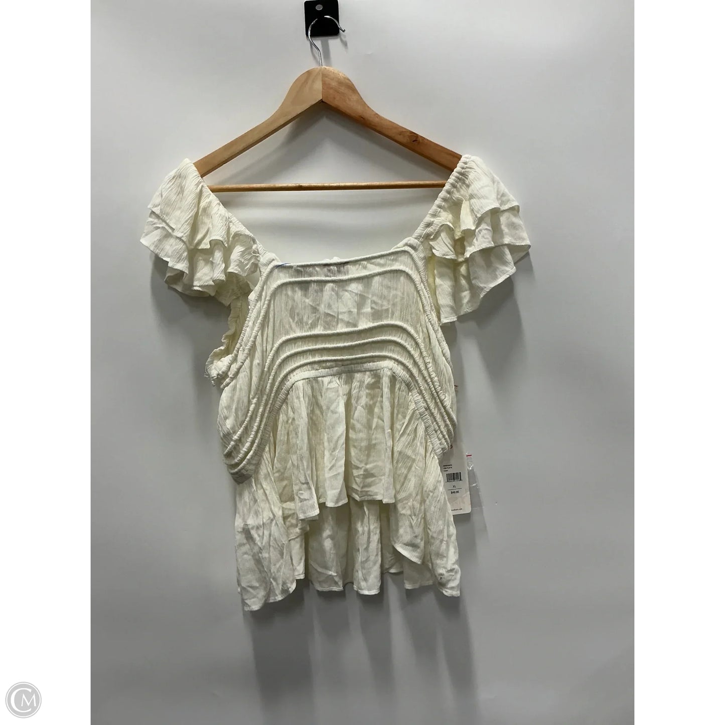 Top Sleeveless By Shyanne In White, Size: Xl