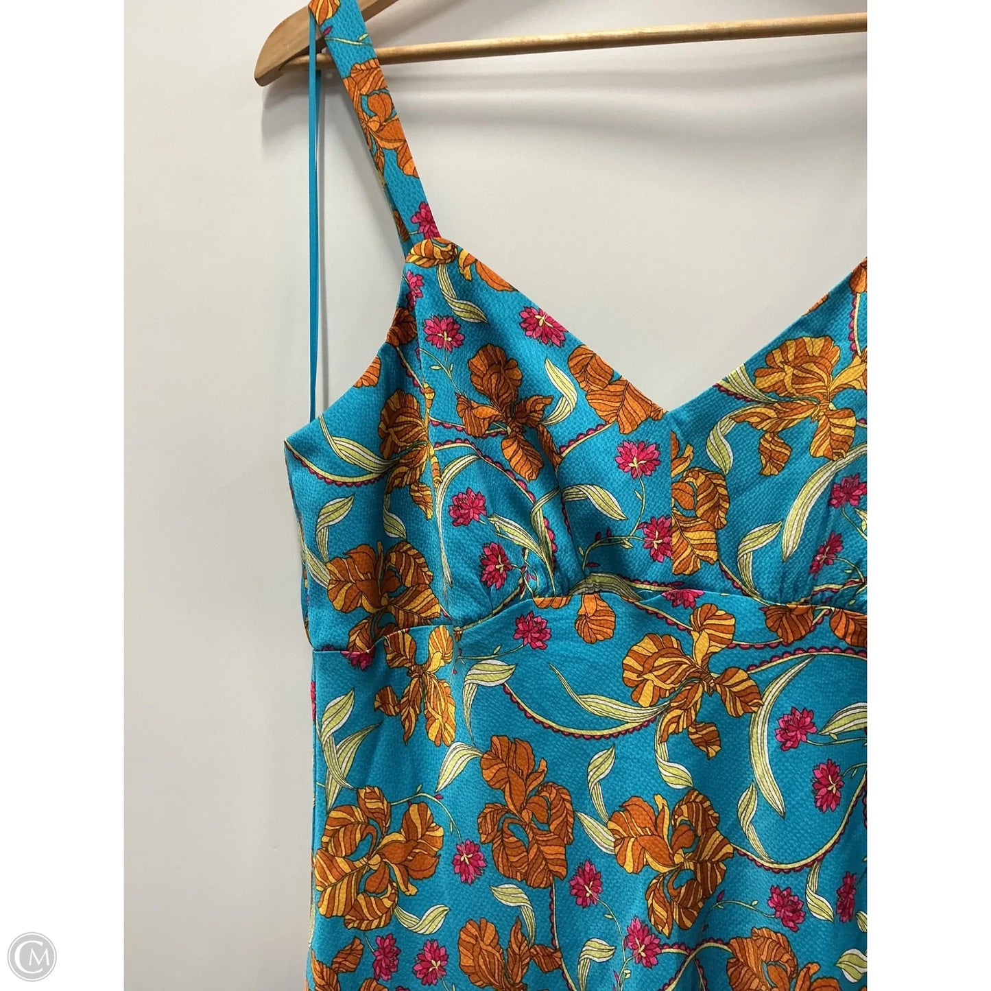 Dress Casual Midi By Sofia By Sofia Vergara In Teal, Size: Xl