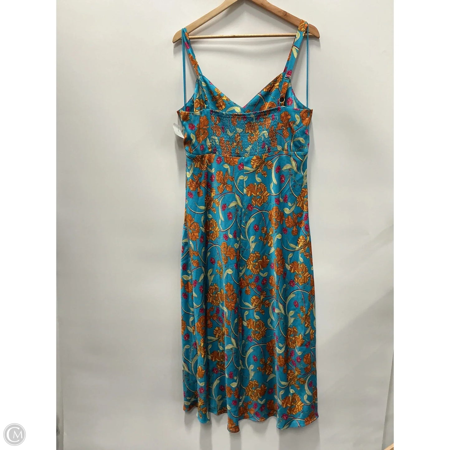 Dress Casual Midi By Sofia By Sofia Vergara In Teal, Size: Xl