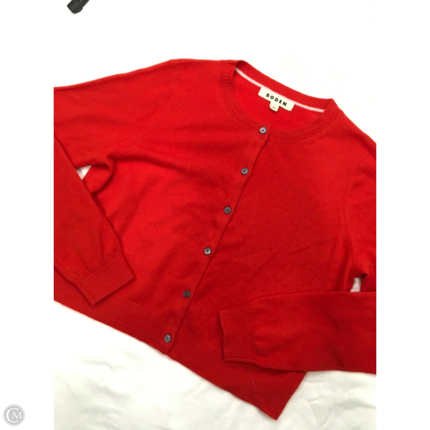 Sweater Cardigan Cashmere By Boden In Red, Size: M