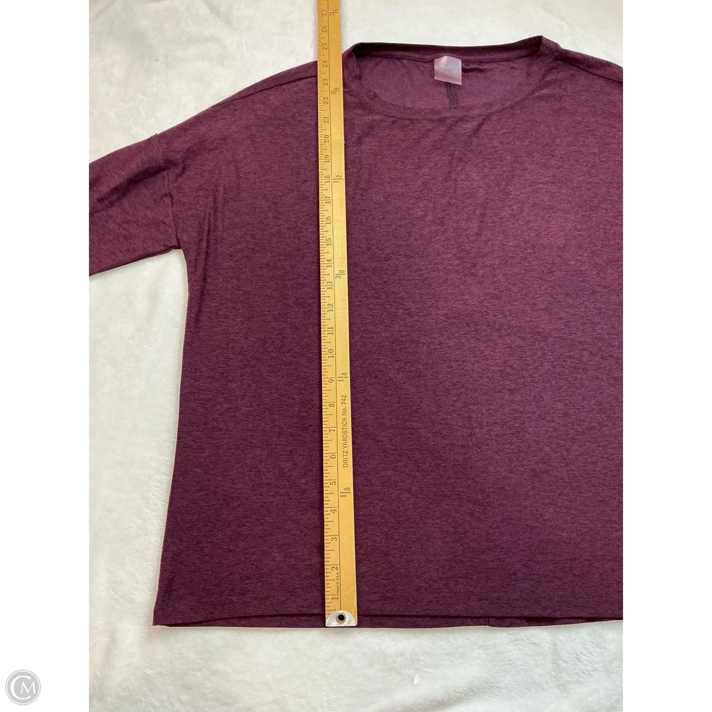Athletic Top Long Sleeve Crewneck By Calia In Purple, Size: M