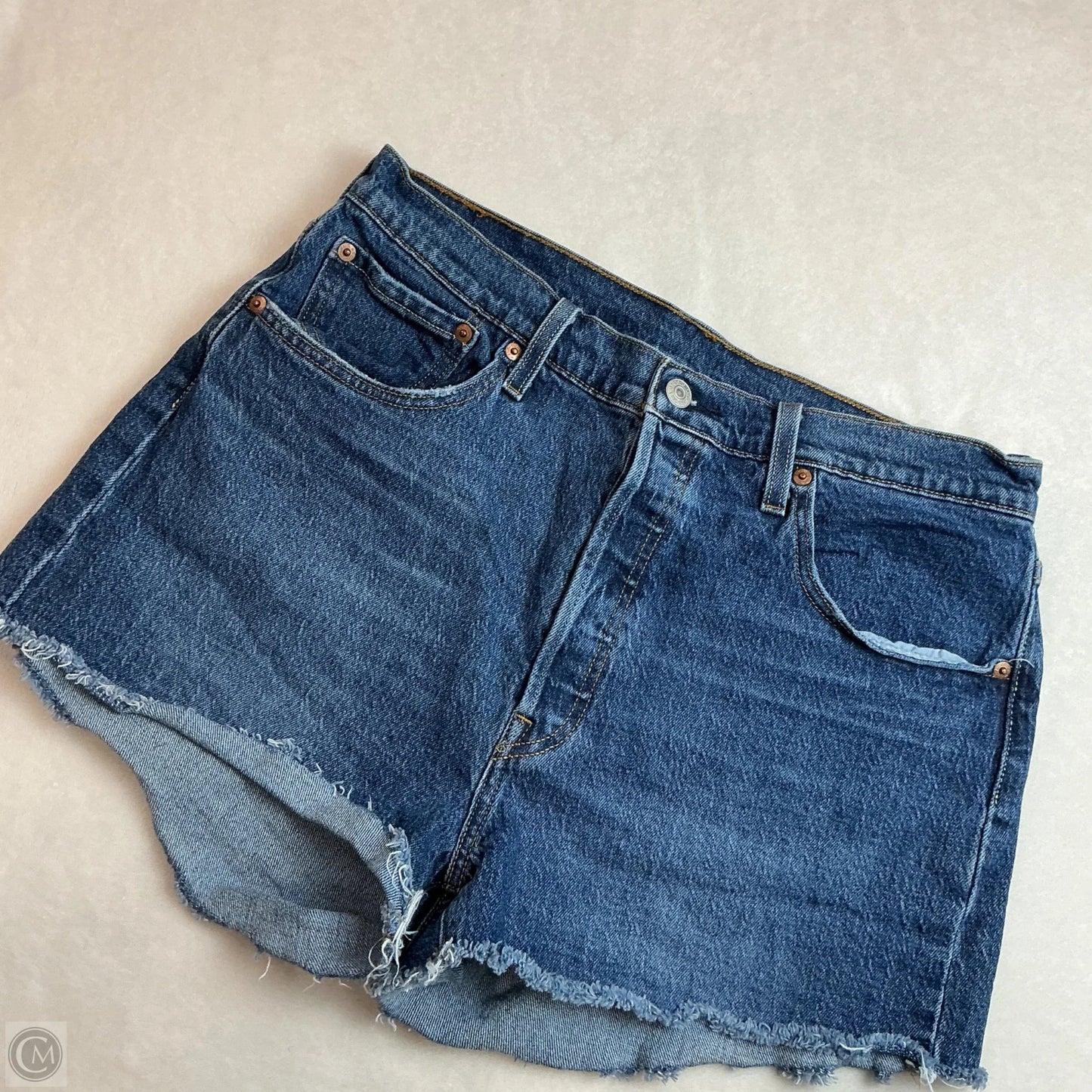 Shorts By Levis In Blue Denim, Size: 8