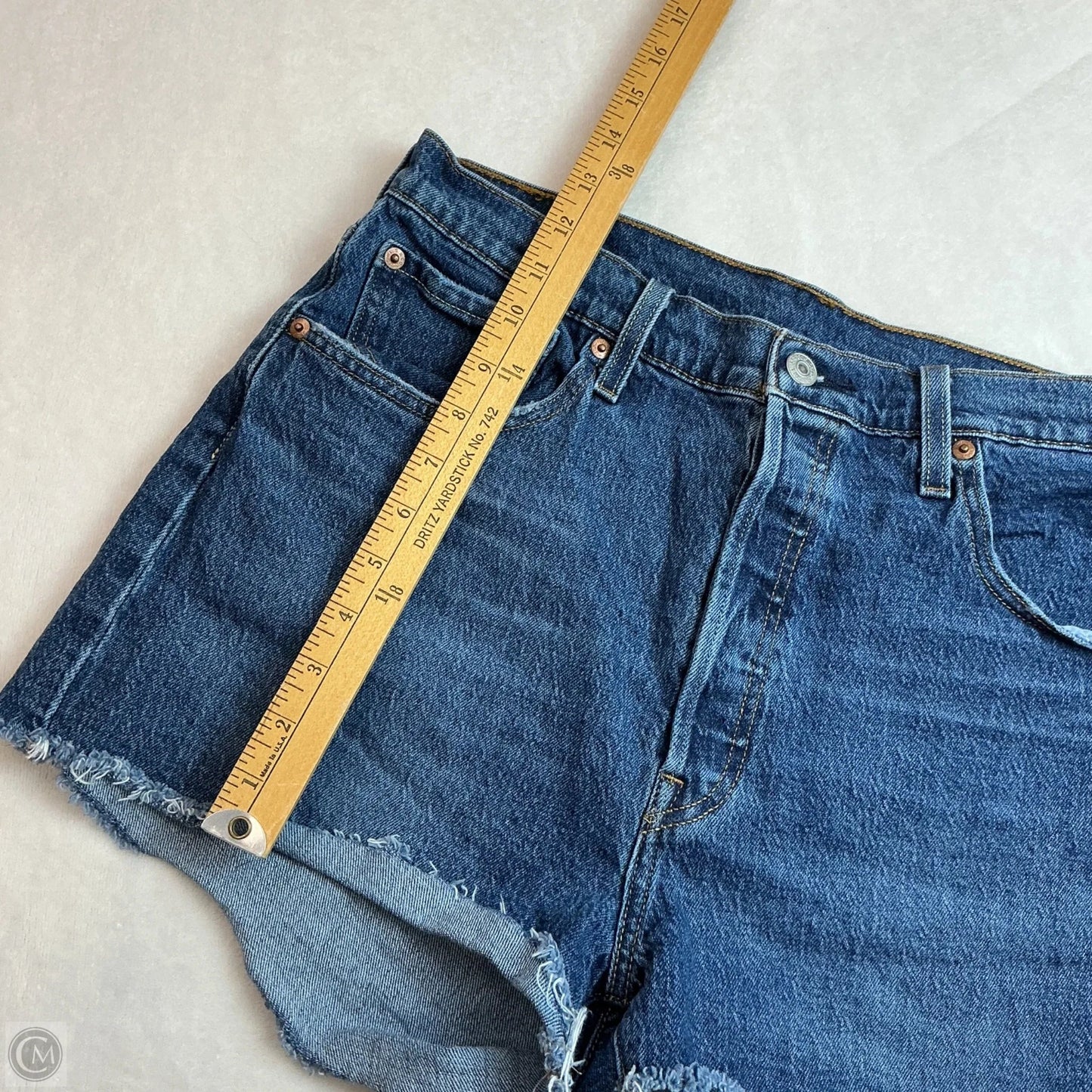 Shorts By Levis In Blue Denim, Size: 8