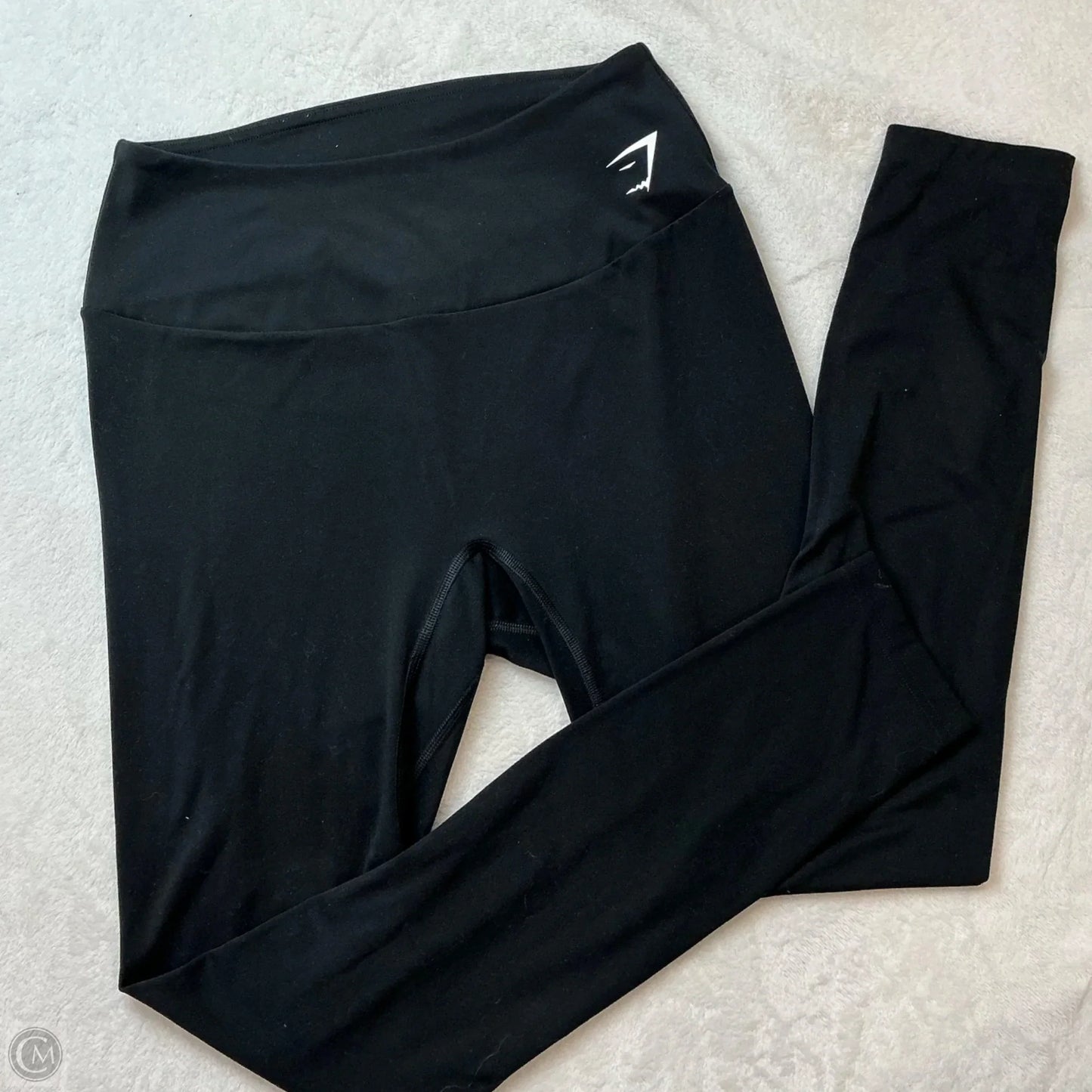 Athletic Leggings By Gym Shark In Black, Size: M