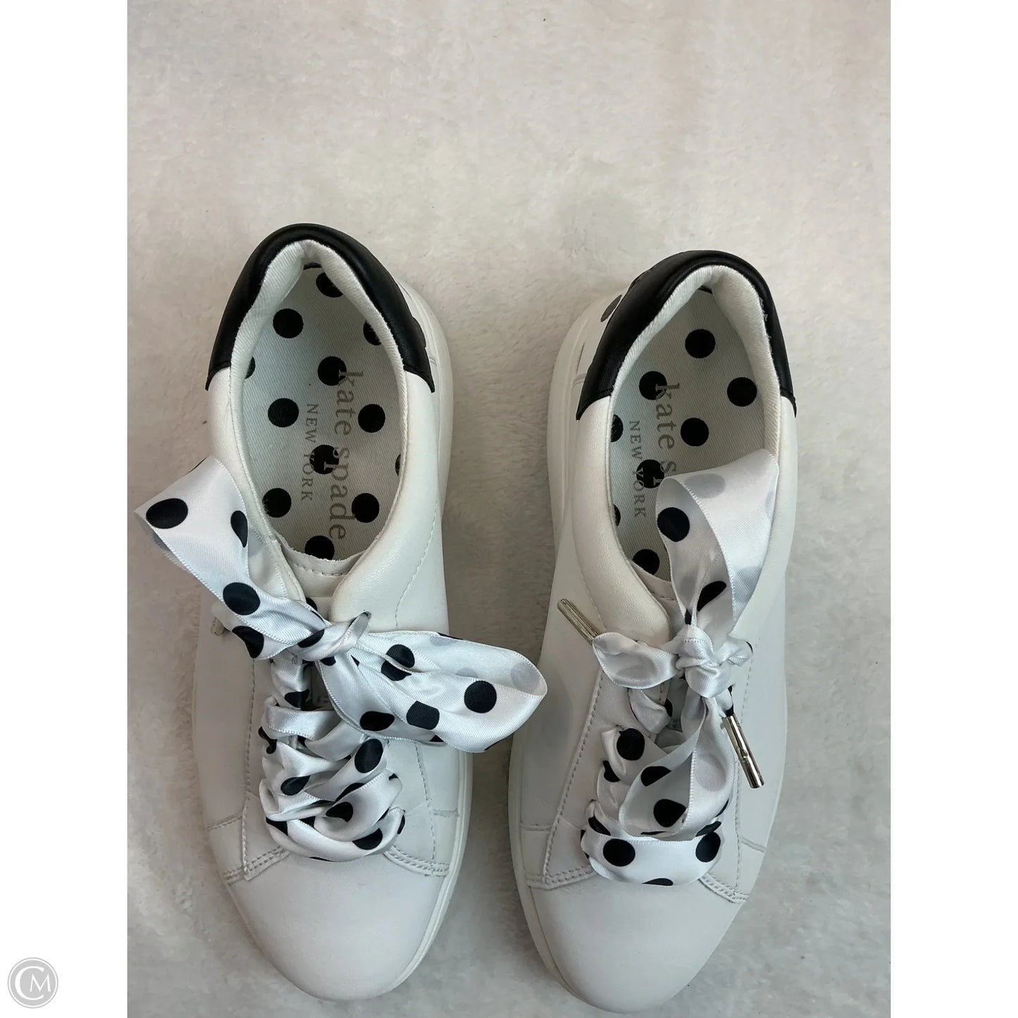 Shoes Designer By Kate Spade In Polkadot Pattern, Size: 7.5