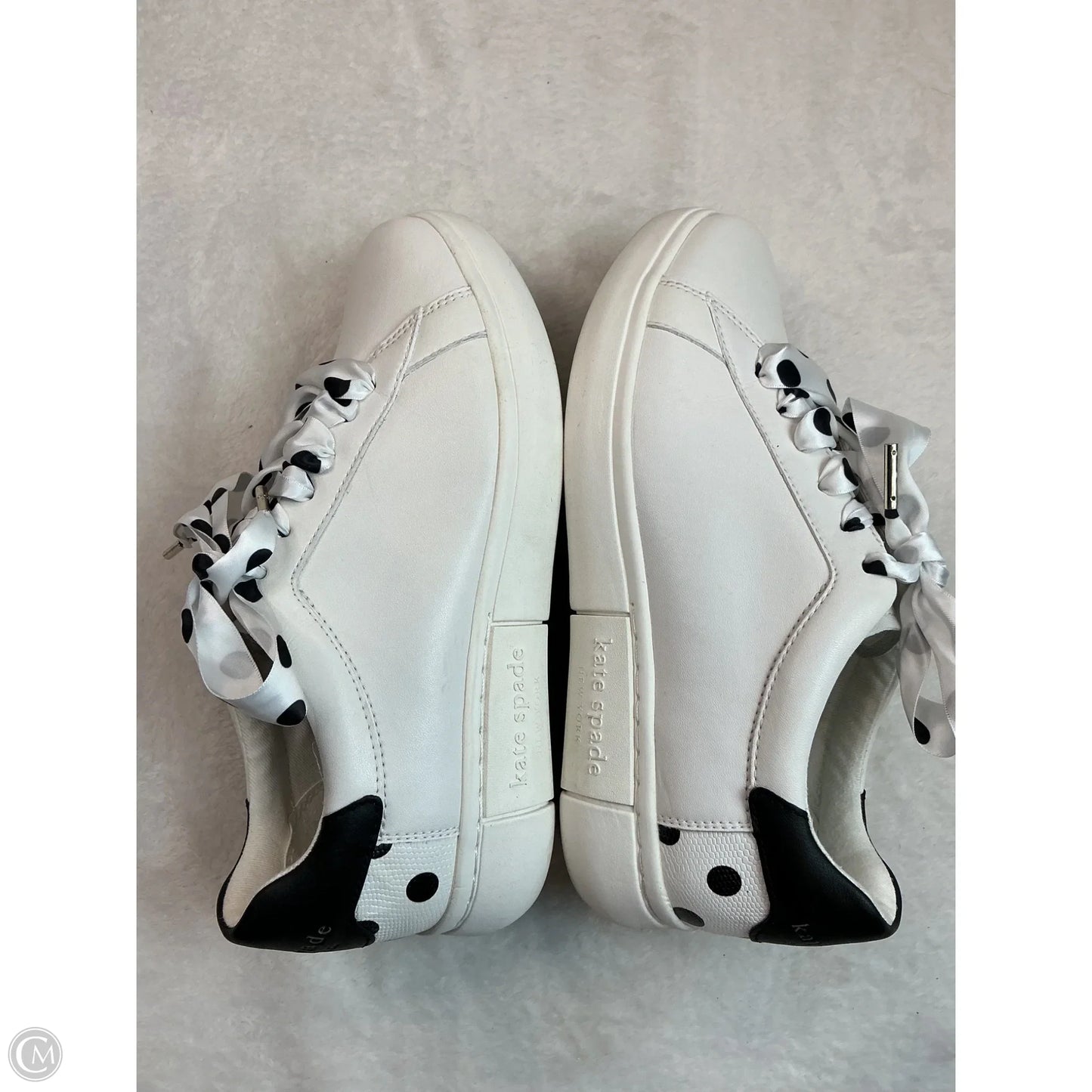 Shoes Designer By Kate Spade In Polkadot Pattern, Size: 7.5