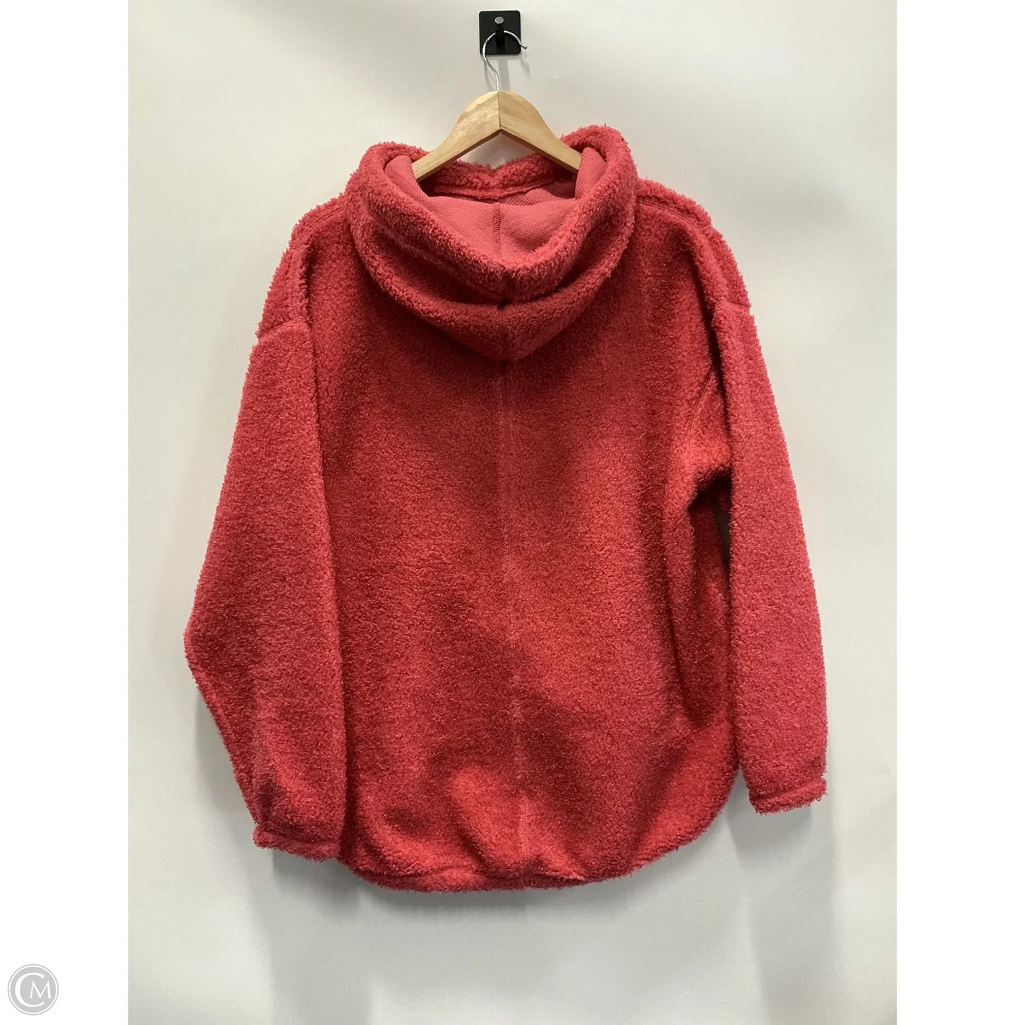 Sweatshirt Hoodie By Nike In Coral, Size: S
