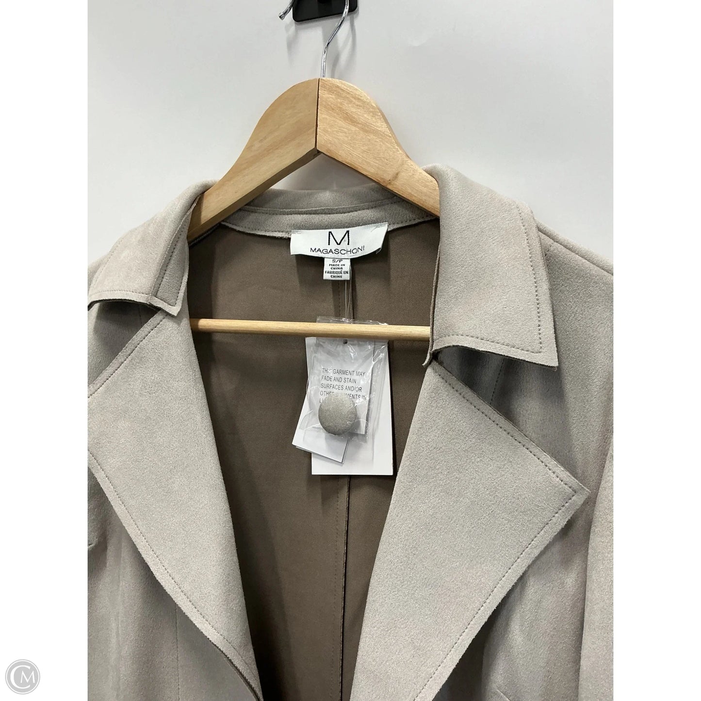 Jacket Other By Magaschoni In Grey, Size: S
