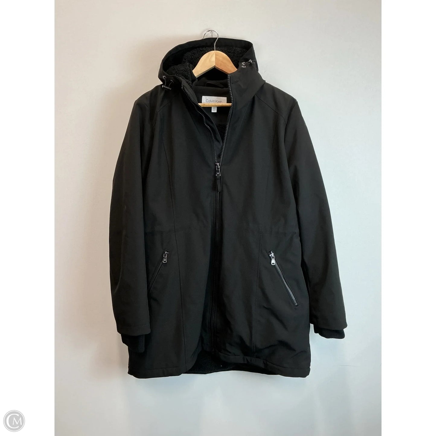 Coat Other By Calvin Klein In Black, Size: Xl