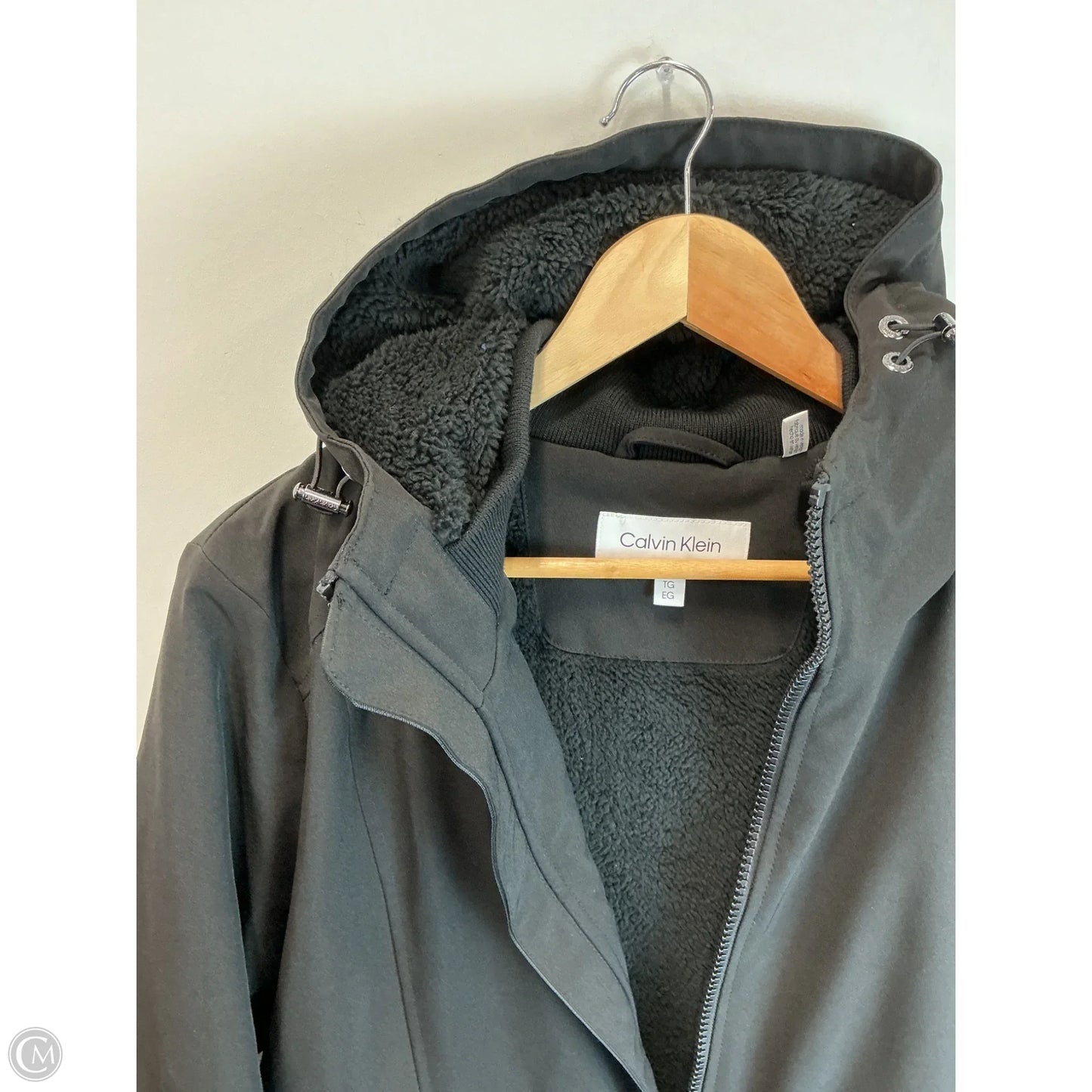 Coat Other By Calvin Klein In Black, Size: Xl