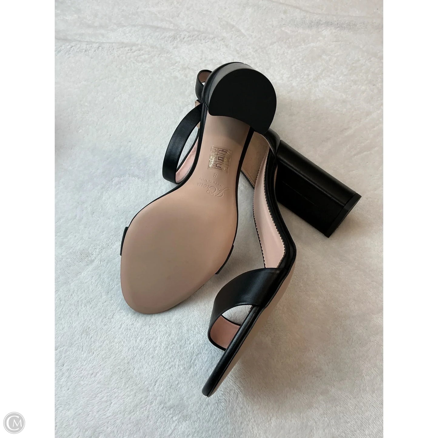 Sandals Heels Block By J. Crew In Black, Size: 8
