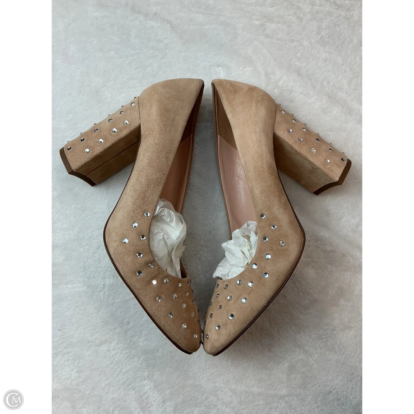Shoes Heels Block By J. Crew In Cream, Size: 8