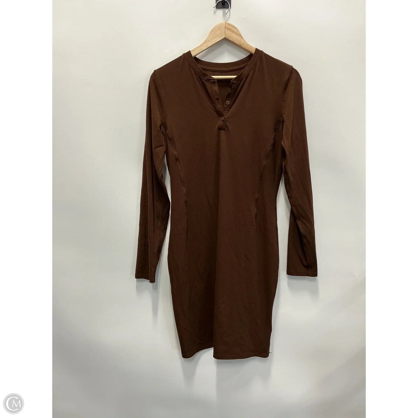 Athletic Dress By Lululemon In Brown, Size: L