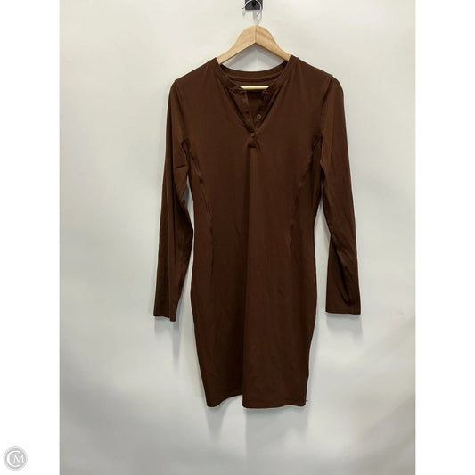 Athletic Dress By Lululemon In Brown, Size: L