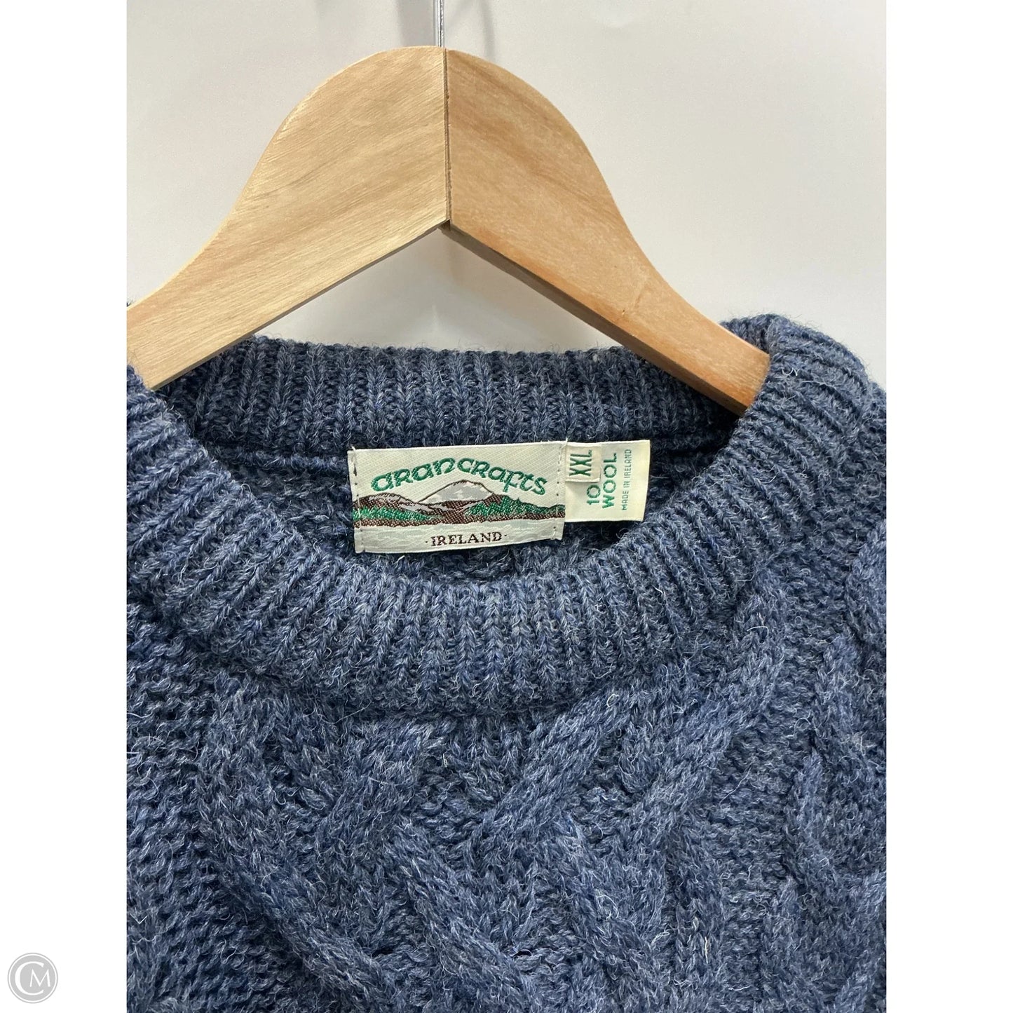 Sweater By Clothes Mentor In Blue, Size: Xxl