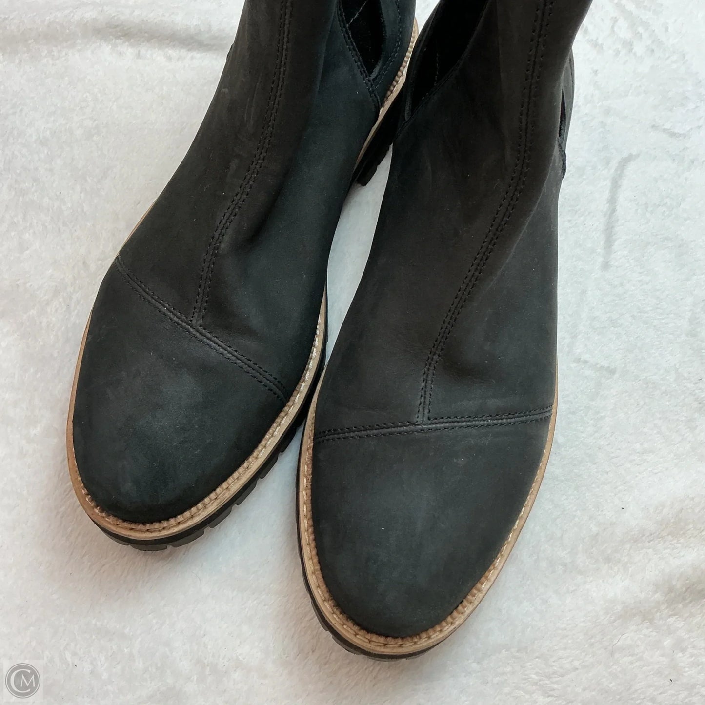 Boots Ankle Flats By Toms In Black, Size: 9.5
