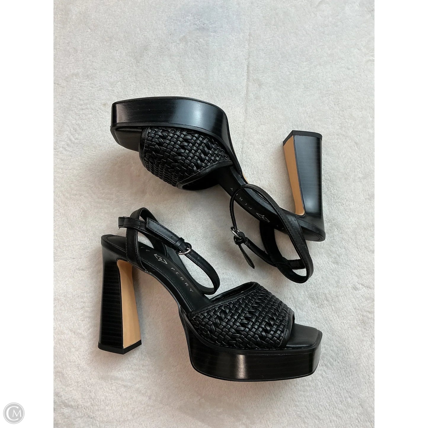 Shoes Heels Block By Katy Perry In Black, Size: 6.5