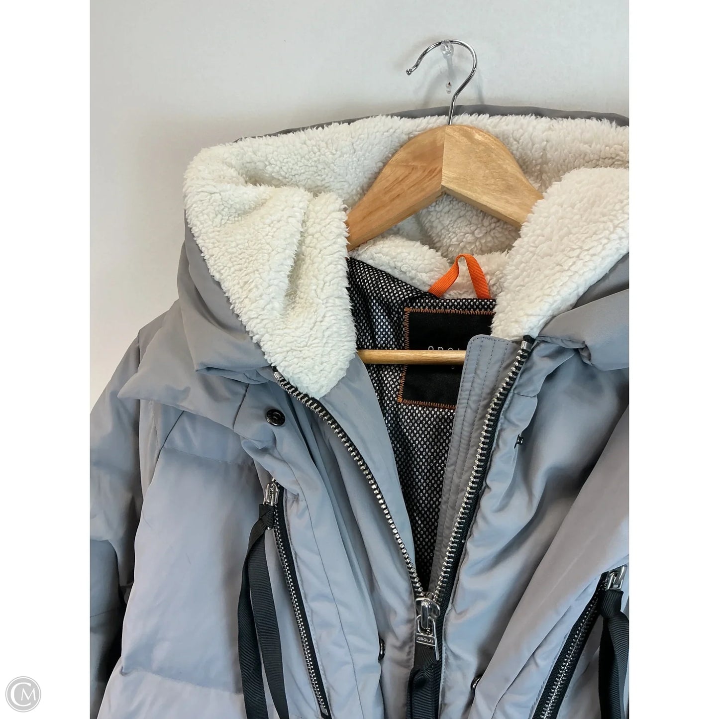Coat Puffer & Quilted By Clothes Mentor In Grey, Size: S