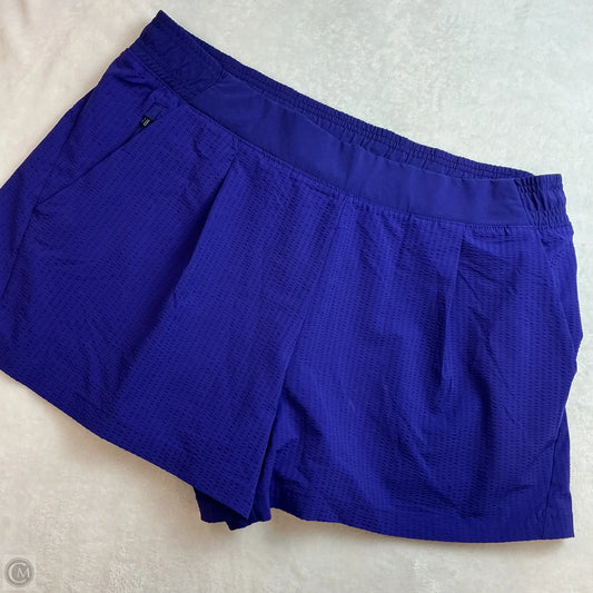 Athletic Shorts By Athleta In Purple, Size: 16