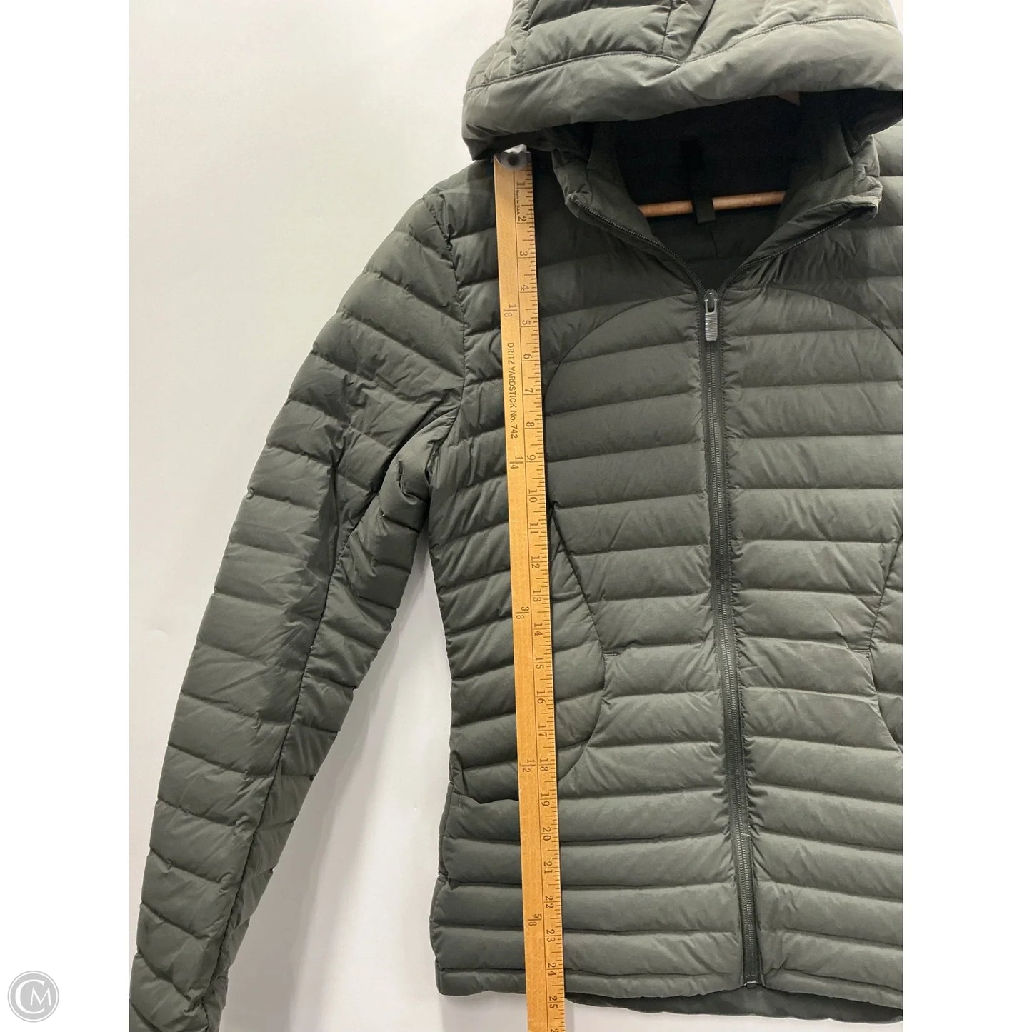 Jacket Puffer & Quilted By Lululemon In Green, Size: 8