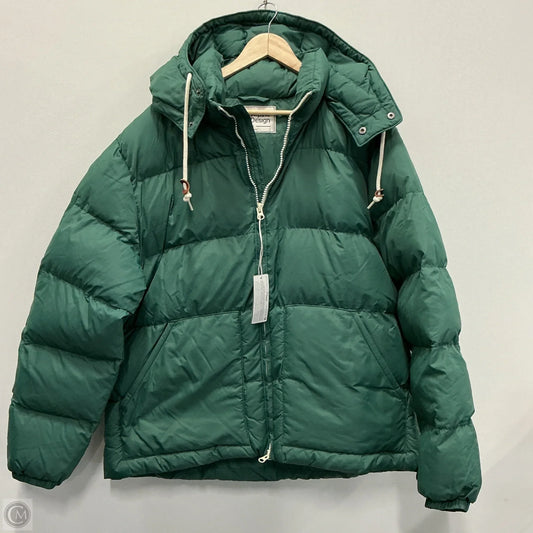Coat Puffer & Quilted By Clothes Mentor In Green, Size: Xl