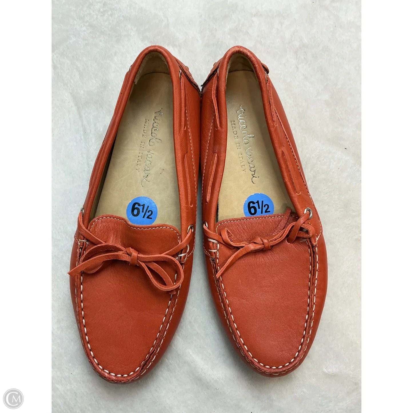 Shoes Flats By Clothes Mentor In Orange, Size: 6.5