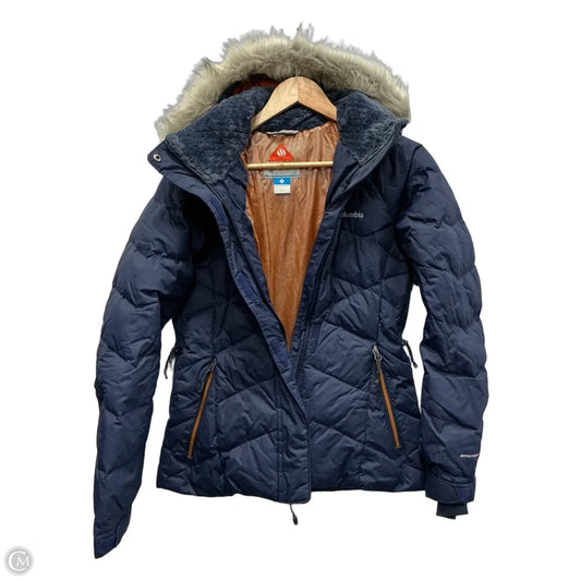 Coat Puffer & Quilted By Columbia In Navy, Size: Xs