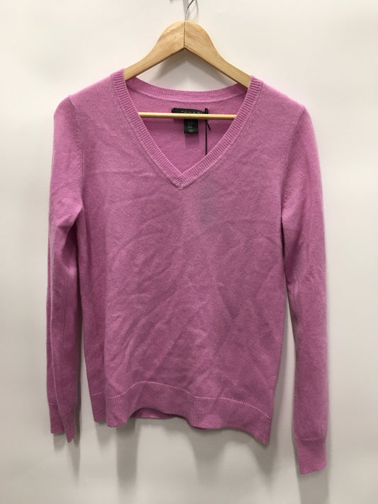 Pink Sweater Cashmere Tahari By Arthur Levine, Size M