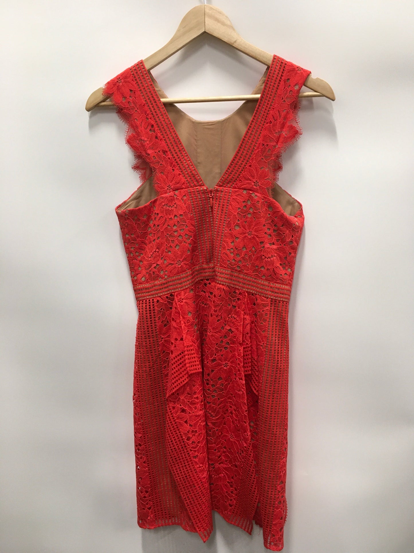 Orange Dress Party Short Bcbgmaxazria, Size M