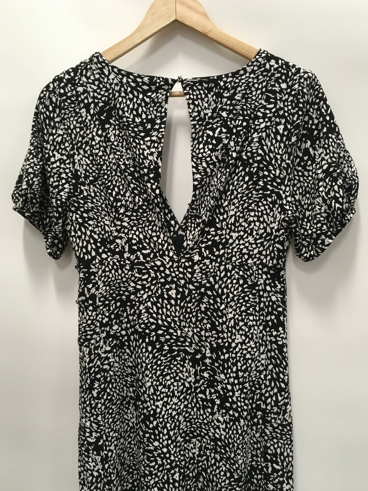 Black & White Dress Casual Midi Free People, Size S