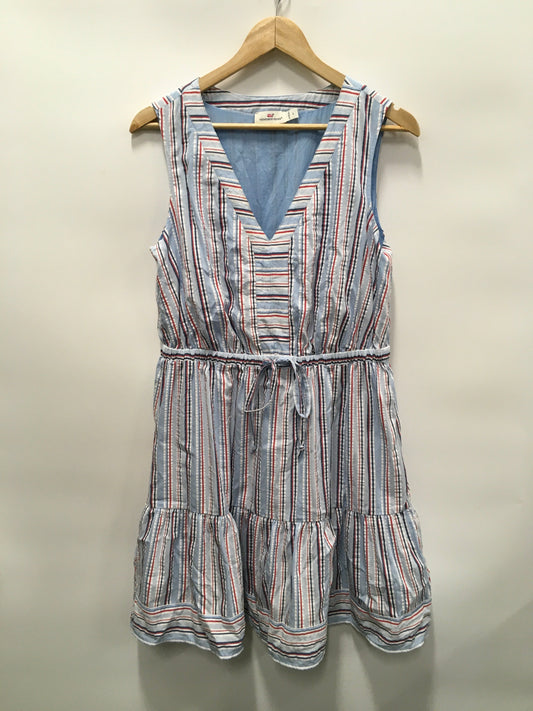 Striped Pattern Dress Casual Short Vineyard Vines, Size S