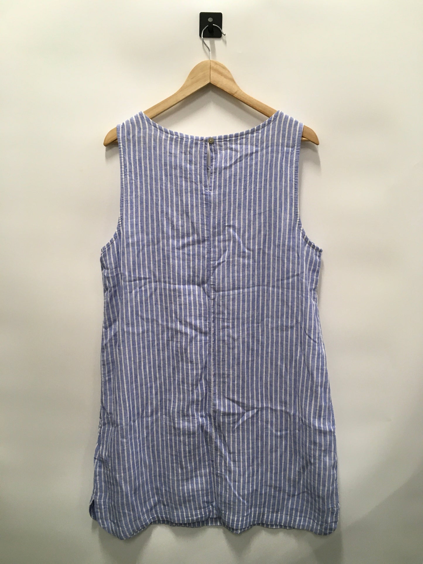 Striped Pattern Dress Casual Short Beachlunchlounge, Size L