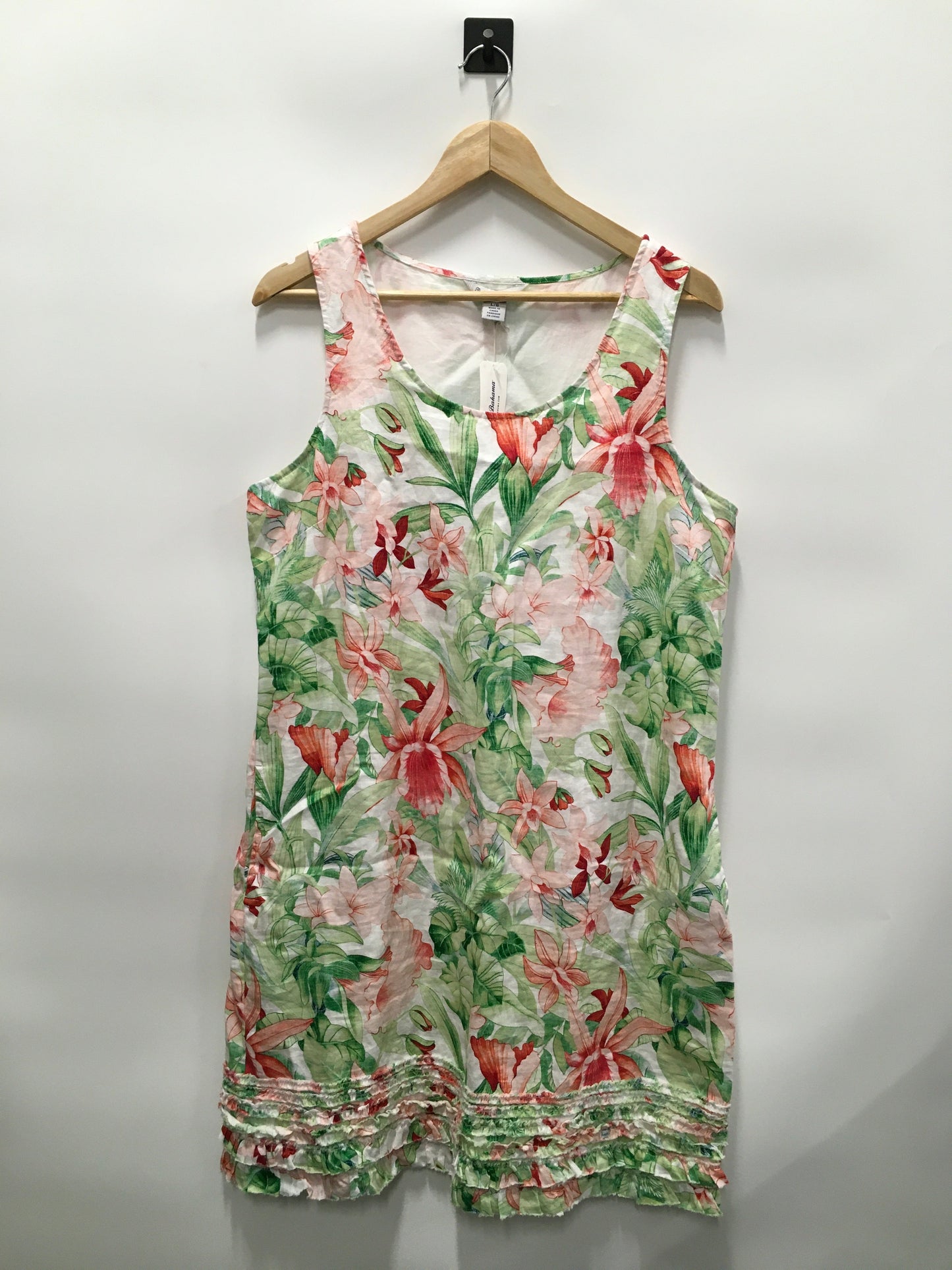 Floral Print Dress Casual Short Tommy Bahama, Size L