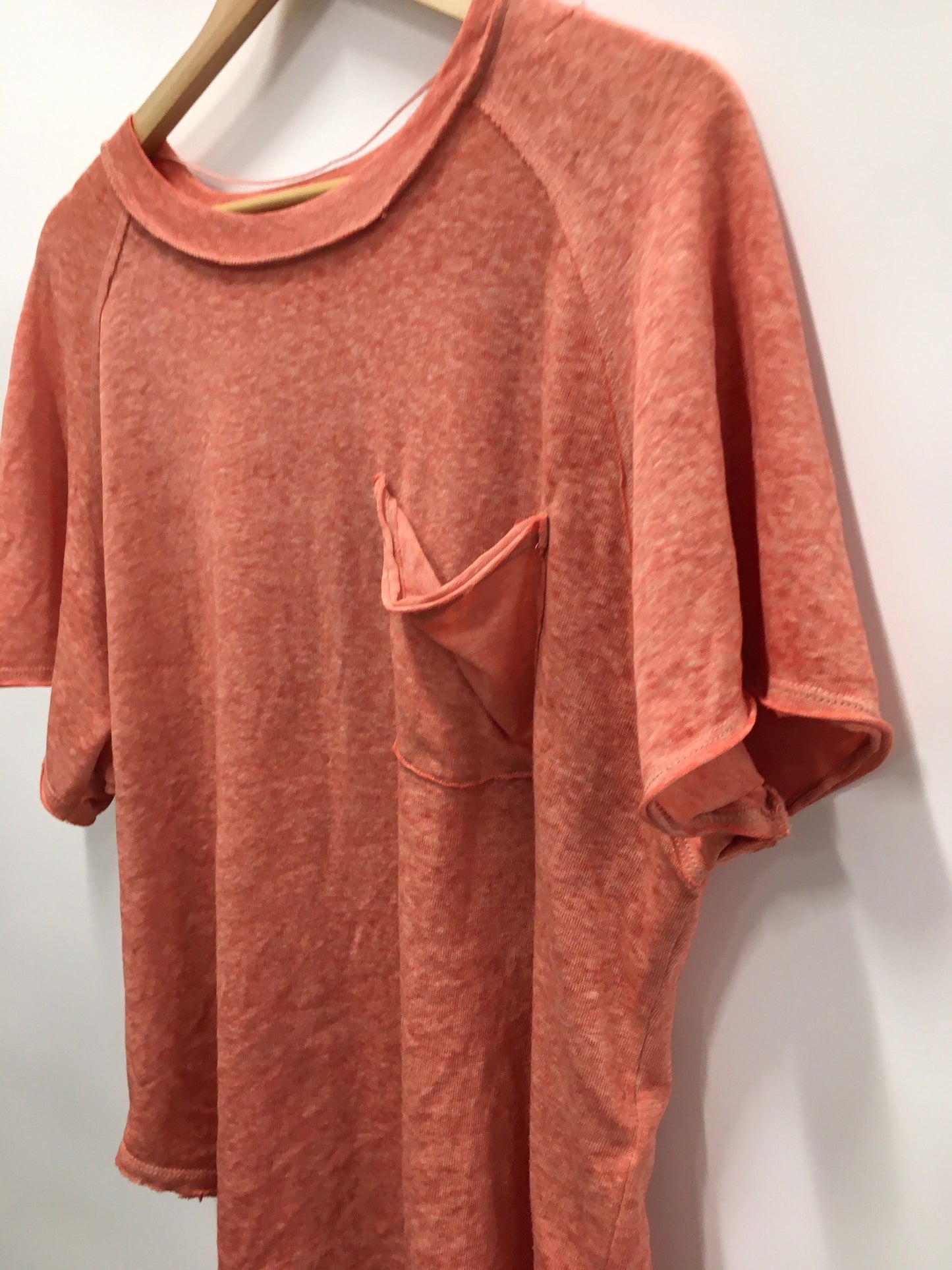 Orange Top Short Sleeve We The Free, Size S