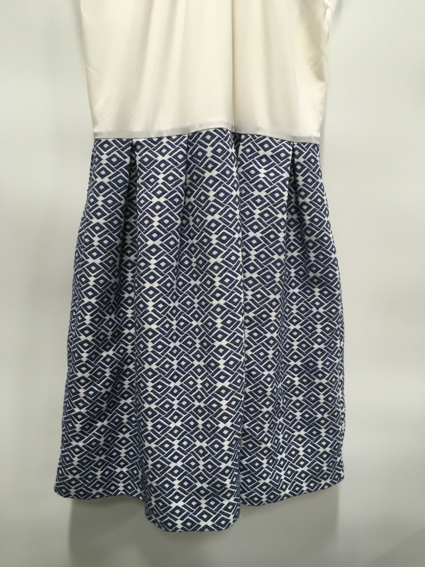 Blue & White Dress Casual Short Anthropologie, Size Petite   S