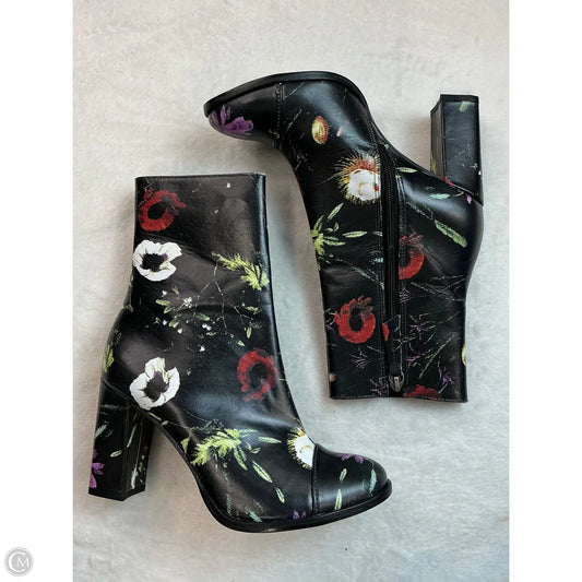 Boots Ankle Heels By Matisse In Floral Print, Size: 7.5