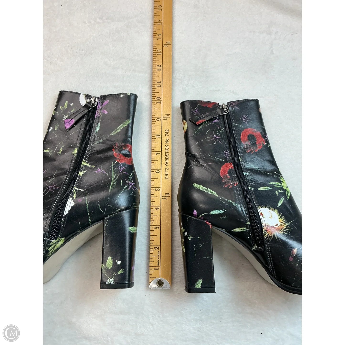 Boots Ankle Heels By Matisse In Floral Print, Size: 7.5