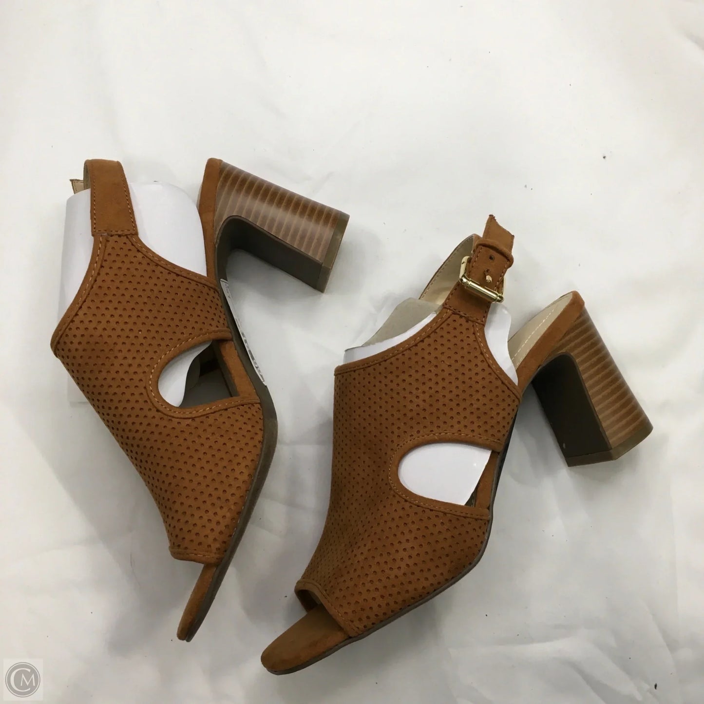 Shoes Heels Block By Liz Claiborne In Brown, Size: 7