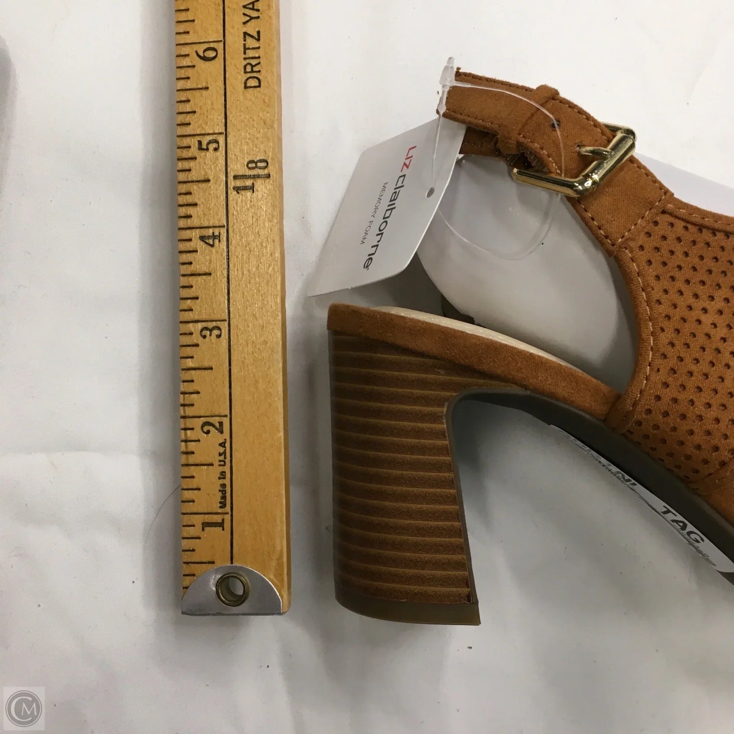 Shoes Heels Block By Liz Claiborne In Brown, Size: 7