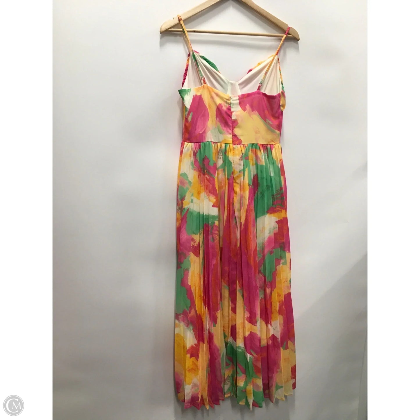 Dress Casual Maxi By Flying Tomato In Pink & Yellow, Size: S
