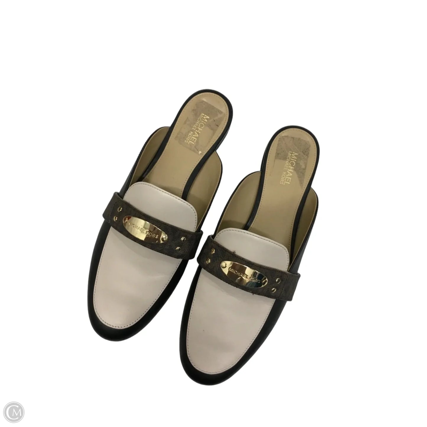 Shoes Designer By Michael Kors In Black & Cream, Size: 6.5