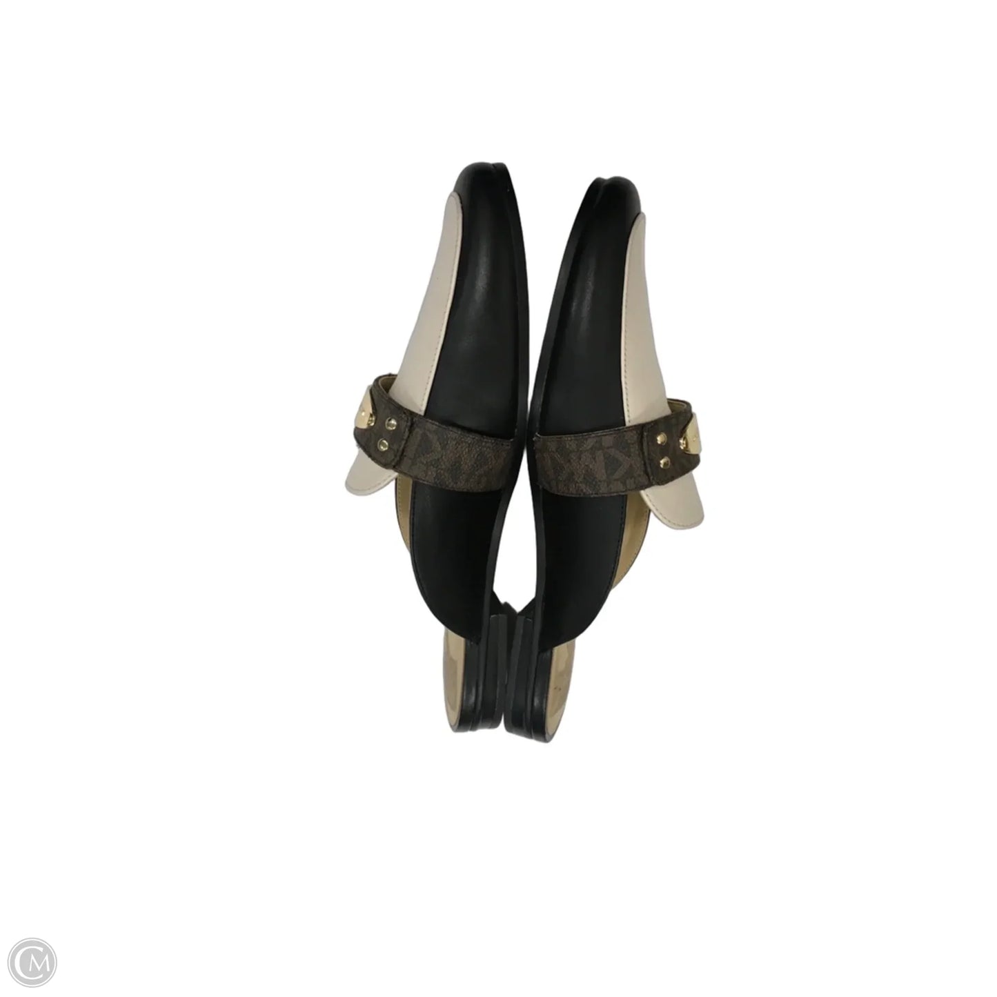 Shoes Designer By Michael Kors In Black & Cream, Size: 6.5