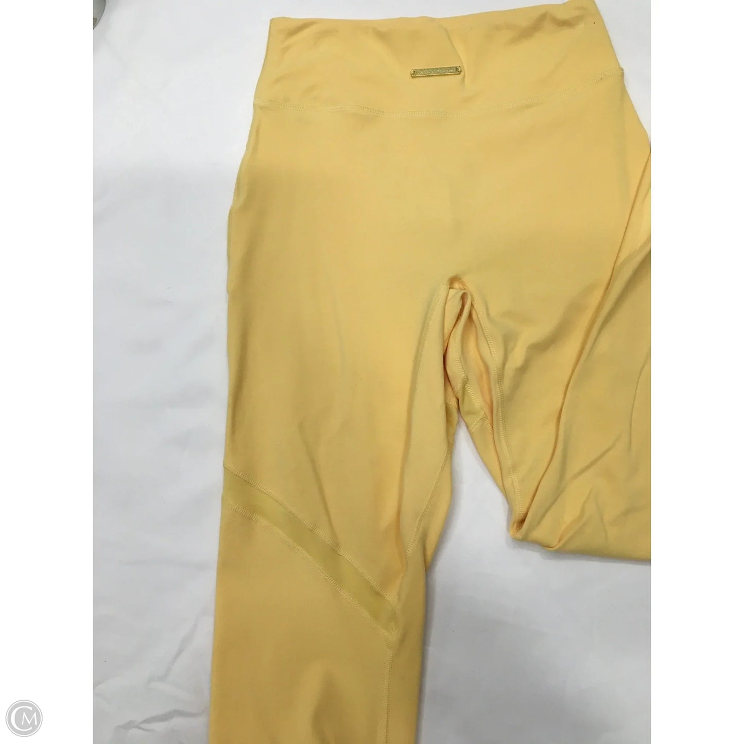 Athletic Leggings By Gym Shark In Yellow, Size: Xs